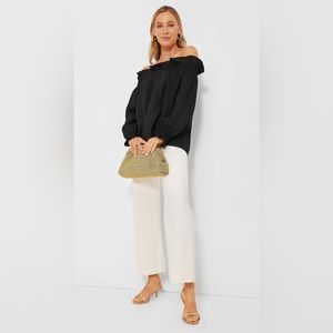 Black Off the Shoulder Marguerite Blouse - Tuckernuck Avon Lane